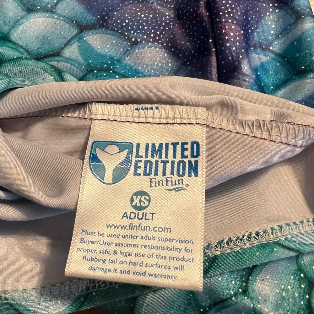 TWO FinFun Limited Edition Mermaid Tails, XS, EUC - Picture 5 of 5